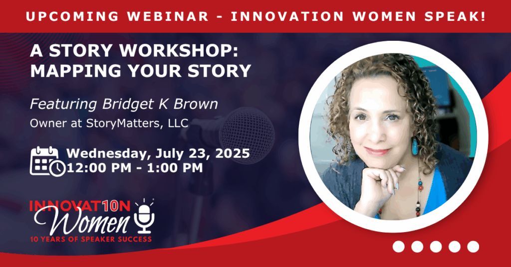 MassInno's tweet image. In the next webinar from Innovation Women, you’ll learn how to tell your story without getting lost or losing your audience.
Join us on Wednesday July 23 at noon ET! buff.ly/JBYMMYc
@womeninno #webinar #speakers