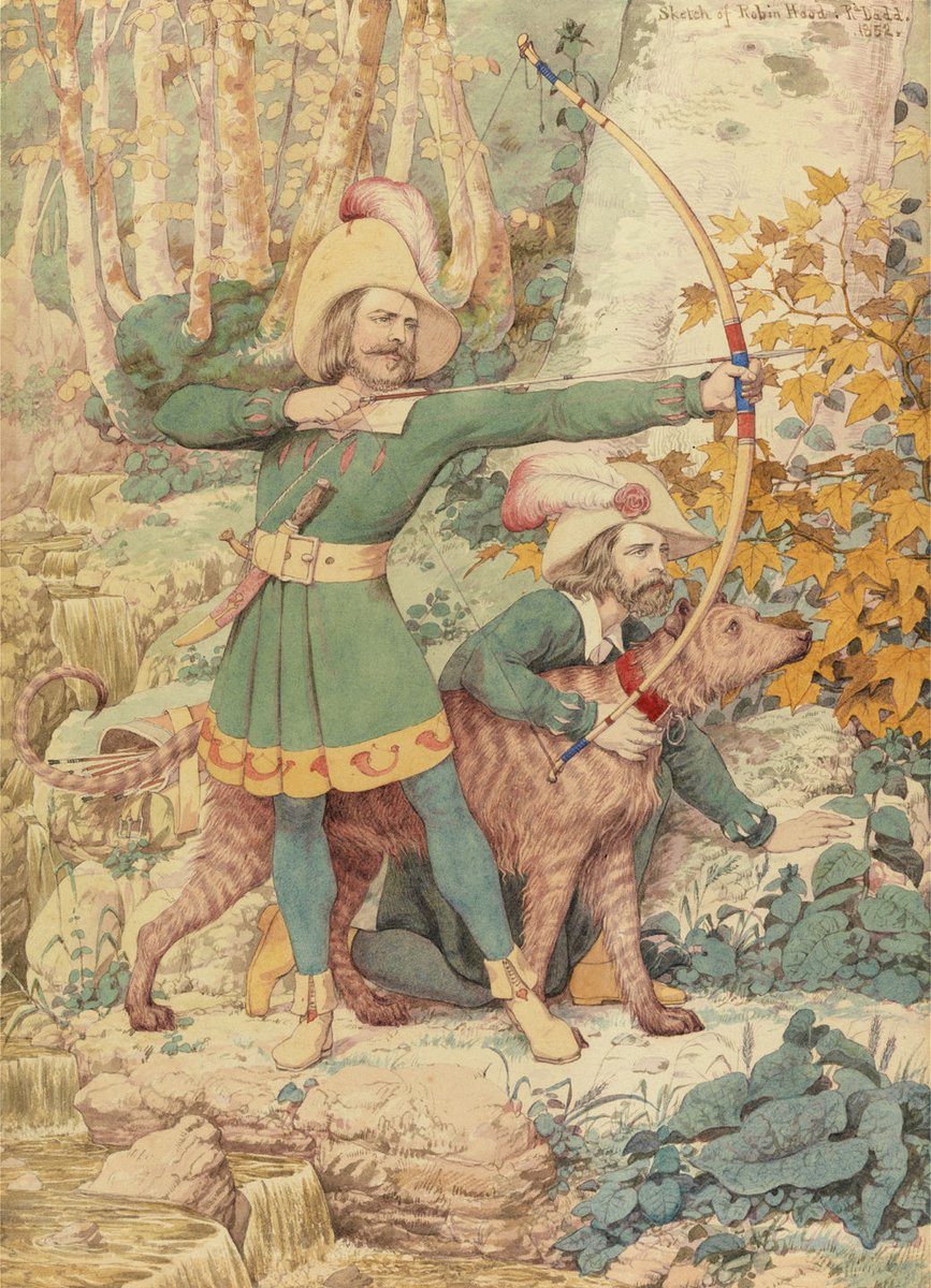 BardCumberland's tweet image. Adam Bell, known as the 'Robin Hood of the North' 🏹
He lived in Inglewood Forest, was a famous archer, and was arrested for stealing game with companions William of Cloudsley and Clym of the Clough.
bardofcumberland.com/folklore/
#fairytaletuesday #lakedistrict
art: Richard Dadd