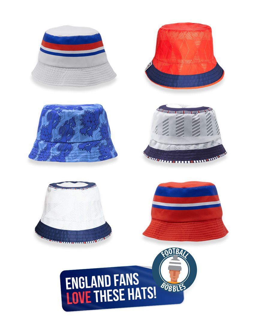 ⚪️🔵🔴 SALE!

footballbobbles.com/product-tag/... 

Hats for #WEuro2025 and the FINAL! 🤞
🔄 Reversible
3️⃣ Sizes

#England #ENG
