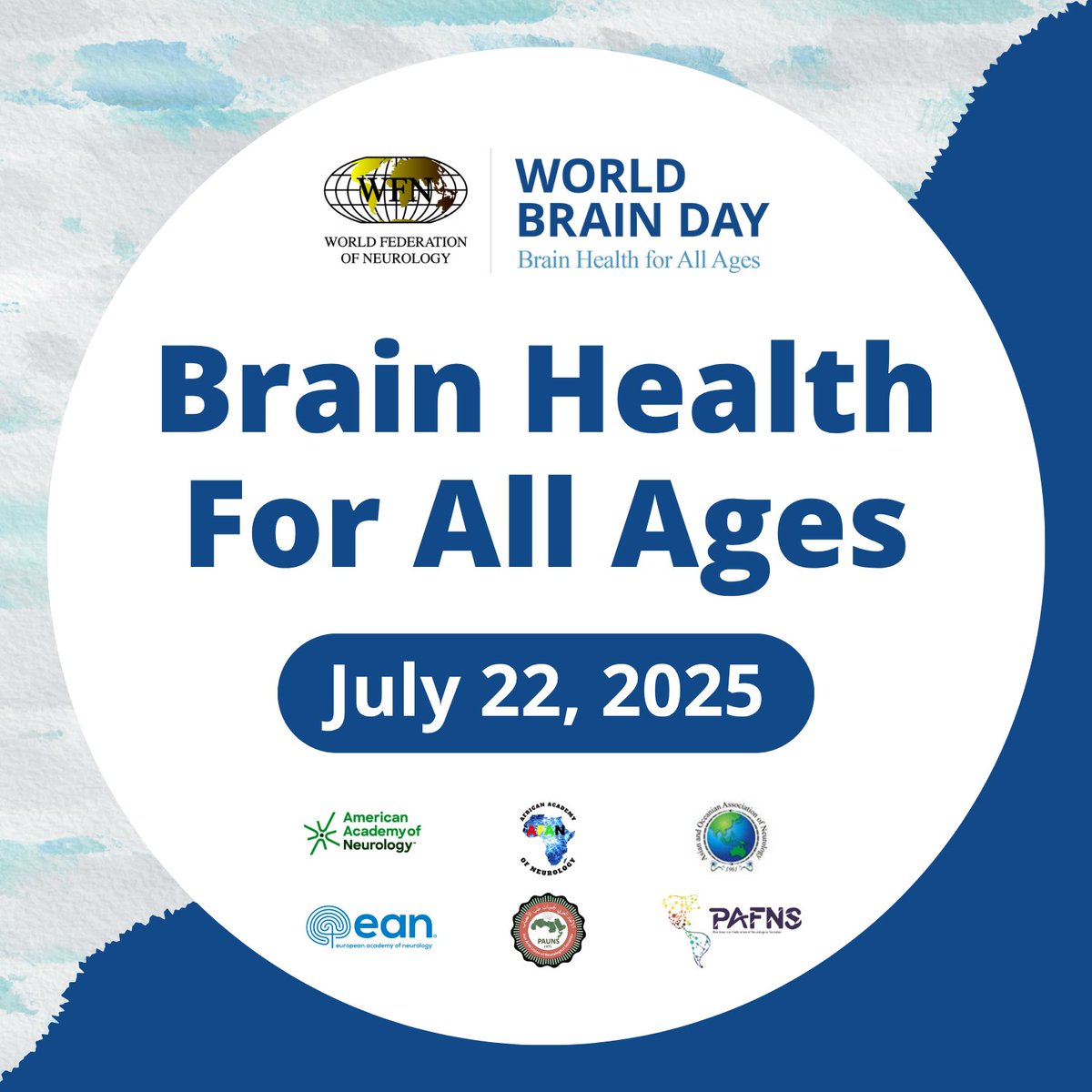 healthybrum's tweet image. Happy World Brain Day! 🌍🧠
Find out why Brain Health Matters at Every Age here: wfneurology.org/activities/new…
Together, we can build a world where everyone has the chance to live with a healthy brain.
#WBD2025 #BrainHealth @wfneurology
