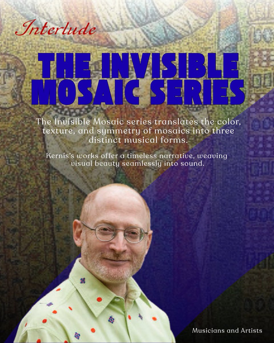interludeHK's tweet image. What if mosaics could sing?
Aaron Jay Kernis gives voice to ancient beauty.
tls.tc/OsUOu
#InvisibleMosaic #ContemporaryClassical #Kernis #MosaicInspiration