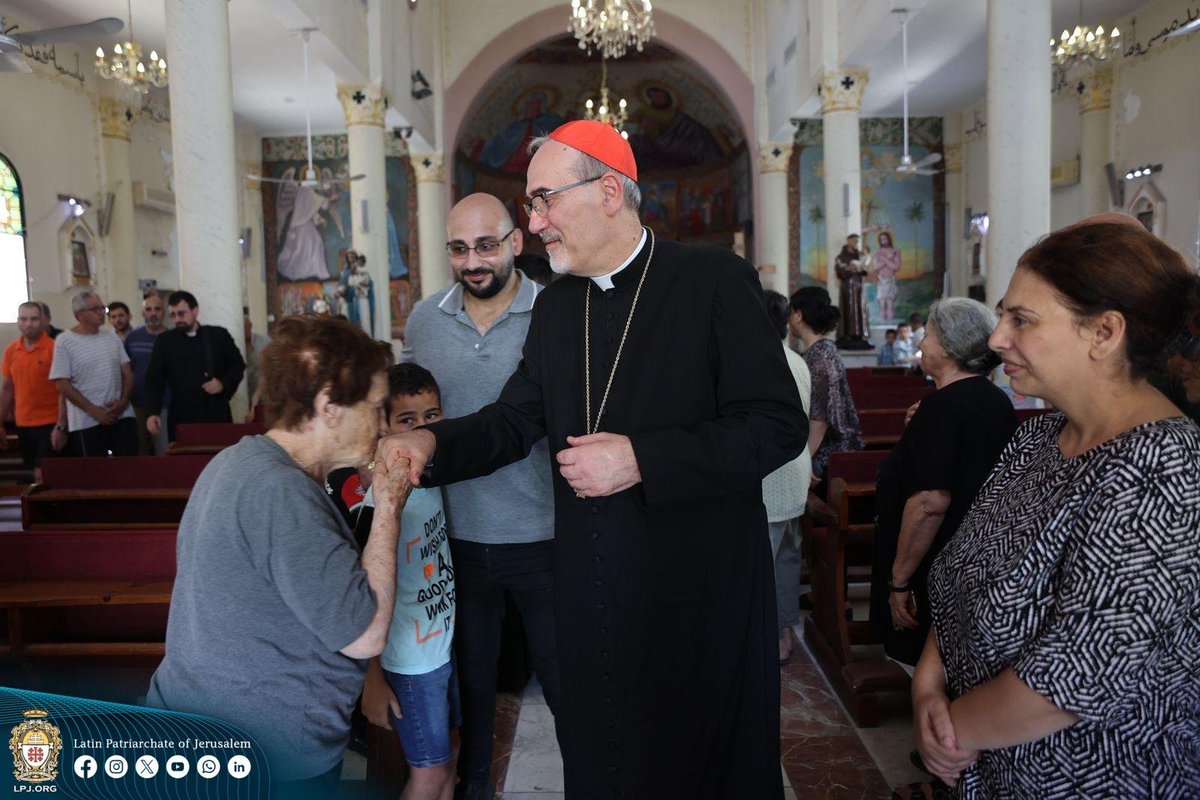 MLJHaynes's tweet image. Cardinal Pizzaballa speaking about his Gaza visit -
“Let us not turn peace into a slogan, while war remains the daily bread of the poor.”
He spoke today during a joint press conference with Orthodox Patriarch Theophilos III.
lpj.org/en/news/cardin…