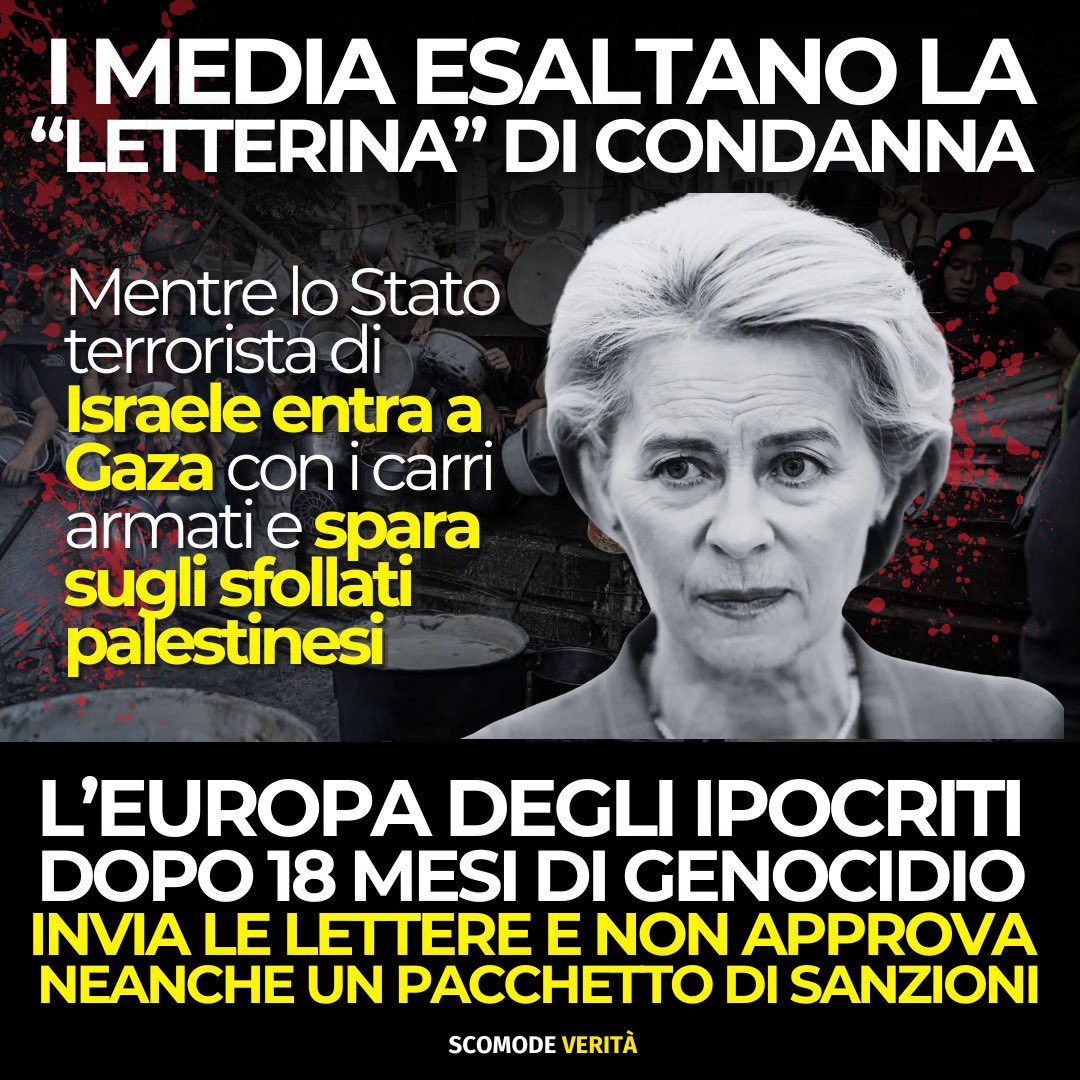 ale_dibattista's tweet image. Mentre i media esaltano una letterina di condanna fatta partire da questi complici dopo quasi 2 anni di genocidio, le bestie di Satana israeliane sparano con i carri armati contro le tende di sfollati. Leggete qui 👉 alessandrodibattista.substack.com/p/sanzioni-con… e iscrivetevi al mio canale Substack