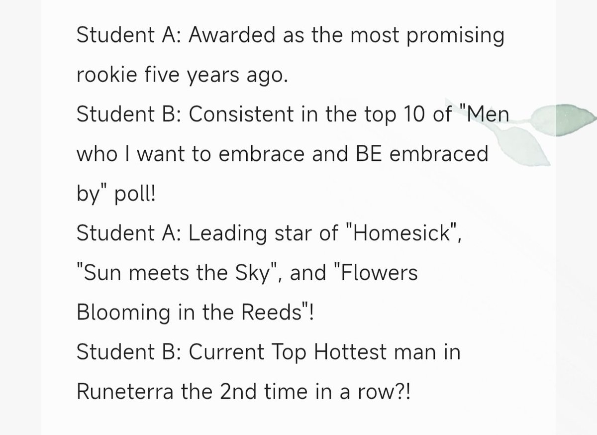 Golly gee I wonder who this could be