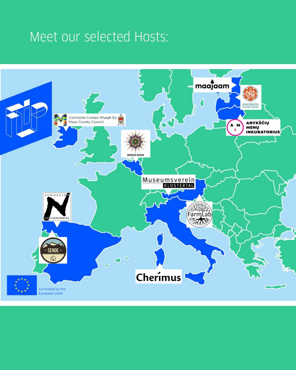 #OpenCall #movilidad para visitantes

Intercambio con anfitriones sobre nuevas prácticas de #regeneración artística y cultural y #participación local en zonas no urbanas
Hasta 07/09
➕info: pmsl.es/1zm   

#ProyectoBeneficiario de #EuropaCreativaCULTURA #CreativeFLIP