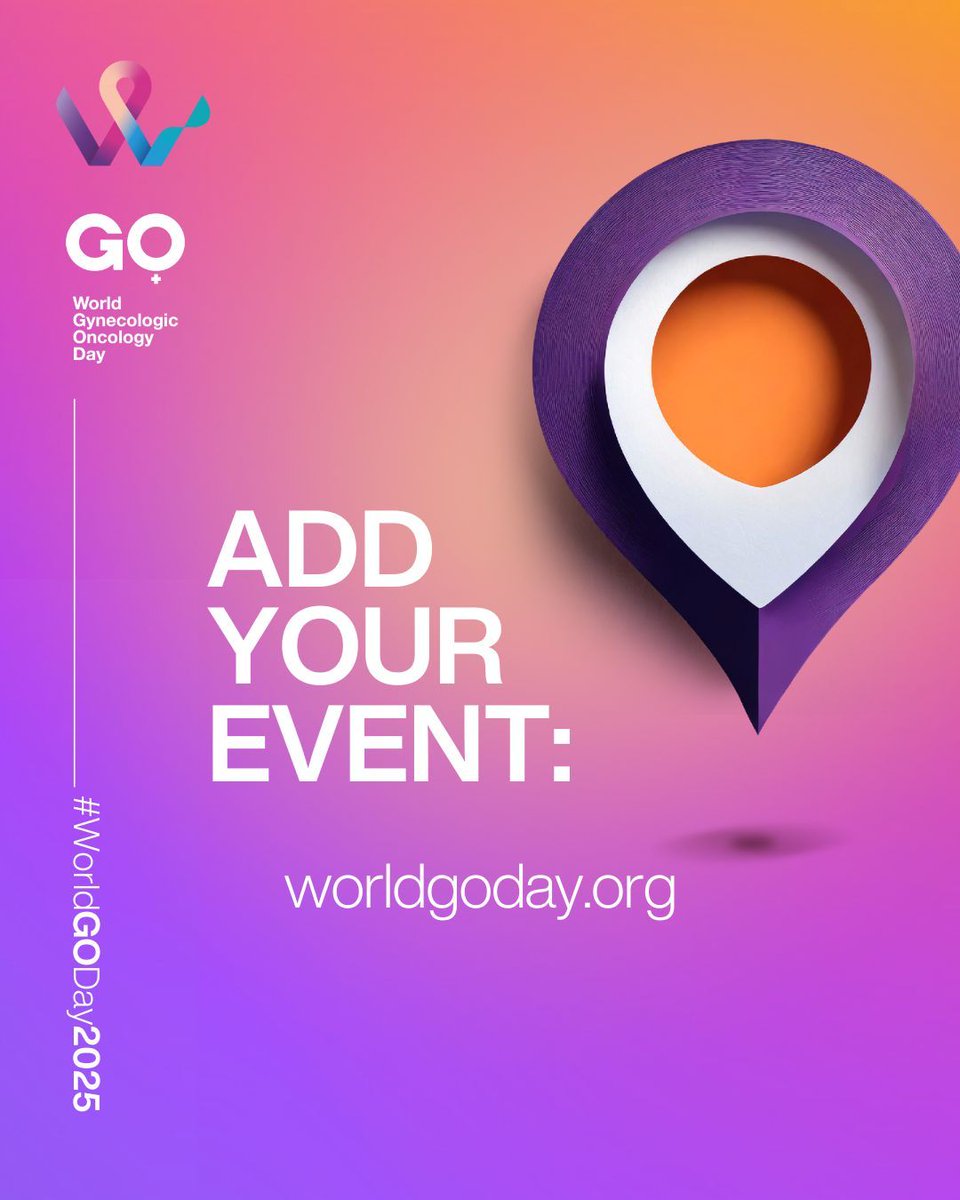 Let’s get the word out about your #WorldGoDay2025  events &amp; campaigns! 🗣️🗣️🗣️ 

✅ Add your event to the interactive map on worldgoday.org so people in your region can find it more easily!

#gyncancer #awareness #patientadvocate