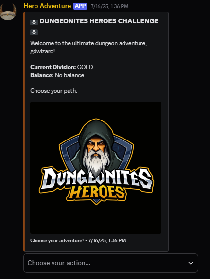 Dungeonites's tweet image. Beta testing for Dungeonites Heroes discord bot is now open in the discord.
All beta testers will earn limited edition rewards.
You will need to open a ticket and quote:
"Ready for death!"
Join. discord.gg/3wgrQHvq