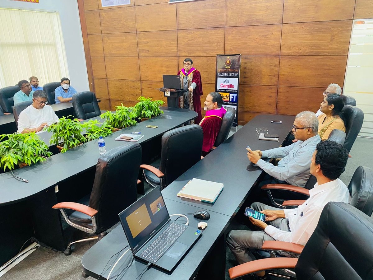 37th #Inaugural #Lecture, University of Moratuwa (Prof. D.P. Chandrasekara)
Topic: Tale of Two Cities - Fort and Port City of Colombo; Architecture and Political Economy #FGSUOM
