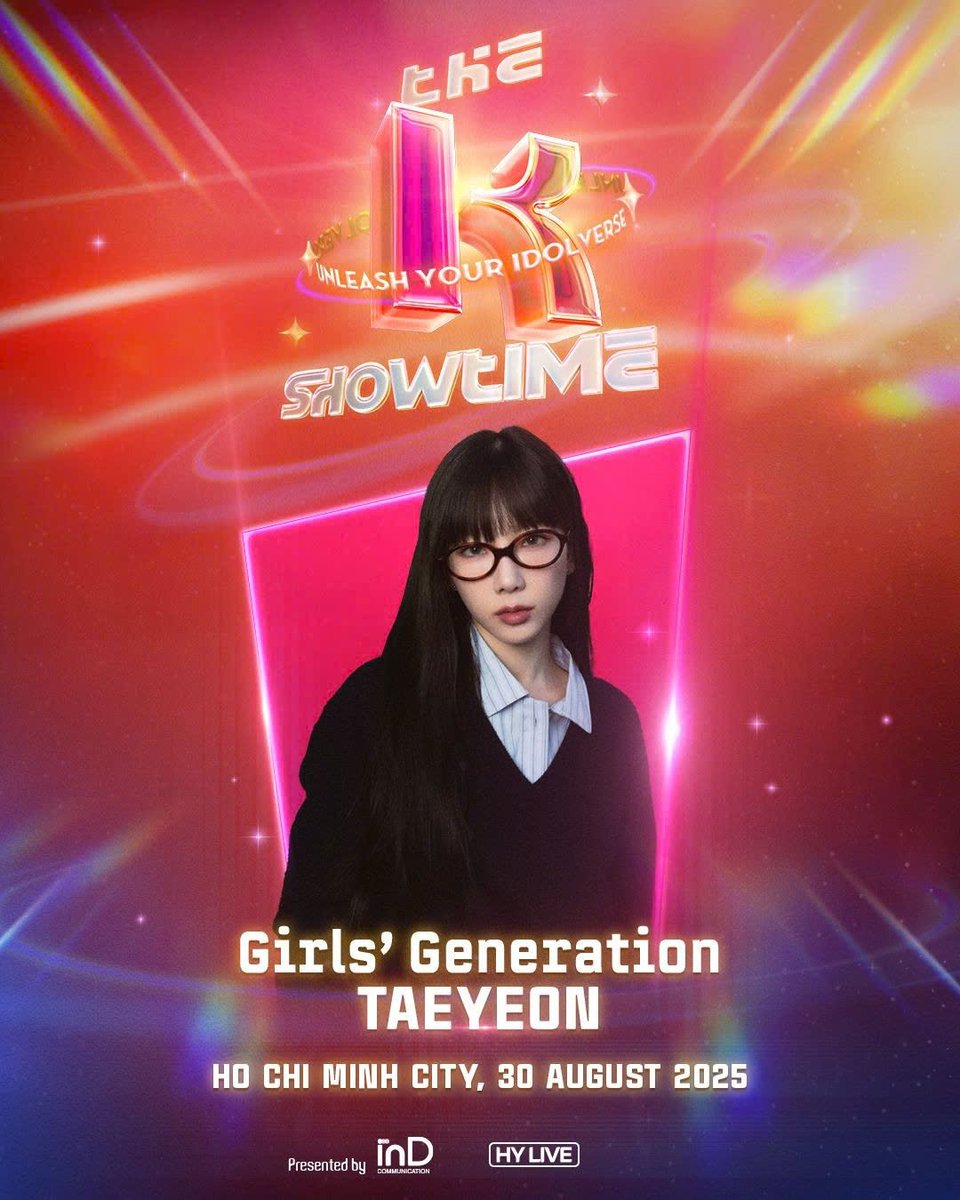 KTYproject_TH's tweet image. แทยอนจะเข้าร่วมงาน THE K‑SHOWTIME! 🎤🎶
🗓️ 30 สิงหาคม 2025
📍 นครโฮจิมินห์ ประเทศเวียดนาม
#TAEYEON #태연
@TAEYEONsmtown