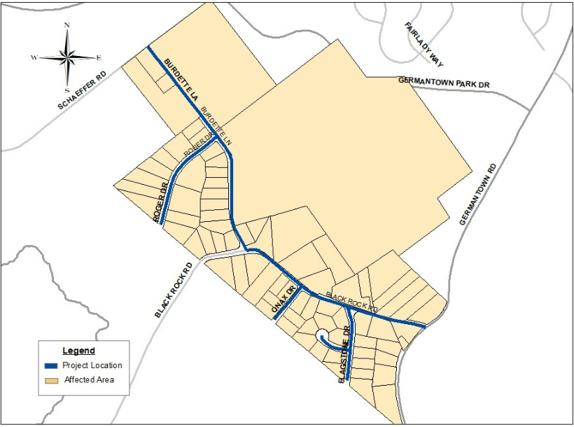 MCDOTNow's tweet image. 👷♂️NEW👷♂️
MCDOT Highway Services contractors will start on the permanent patching project in the Black Rock Estates neighborhood in late July or early August. (Germantown, MD)
🕰️Work hours 7:00am-5:00pm (Mon.-Fri.)
🗓️1-2 weeks to complete
@MarilynBalcombe #MDTraffic #MDRoads