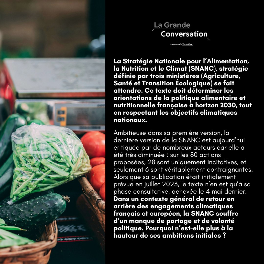 La Grande Conversation (@_laconversation) on Twitter photo 🥕🏛️ Dans un contexte inédit de mobilisation (cc #Duplomb), la Stratégie Nationale pour l’Alimentation, la Nutrition et le Climat pourrait être un levier majeur de transition alimentaire. Il faut lui en donner les moyens.
👉 Un article de Maxime Parier : lagrandeconversation.com/ecologie/snanc… 🥕🏛️ Dans un contexte inédit de mobilisation (cc #Duplomb), la Stratégie Nationale pour l’Alimentation, la Nutrition et le Climat pourrait être un levier majeur de transition alimentaire. Il faut lui en donner les moyens.
👉 Un article de Maxime Parier : lagrandeconversation.com/ecologie/snanc…