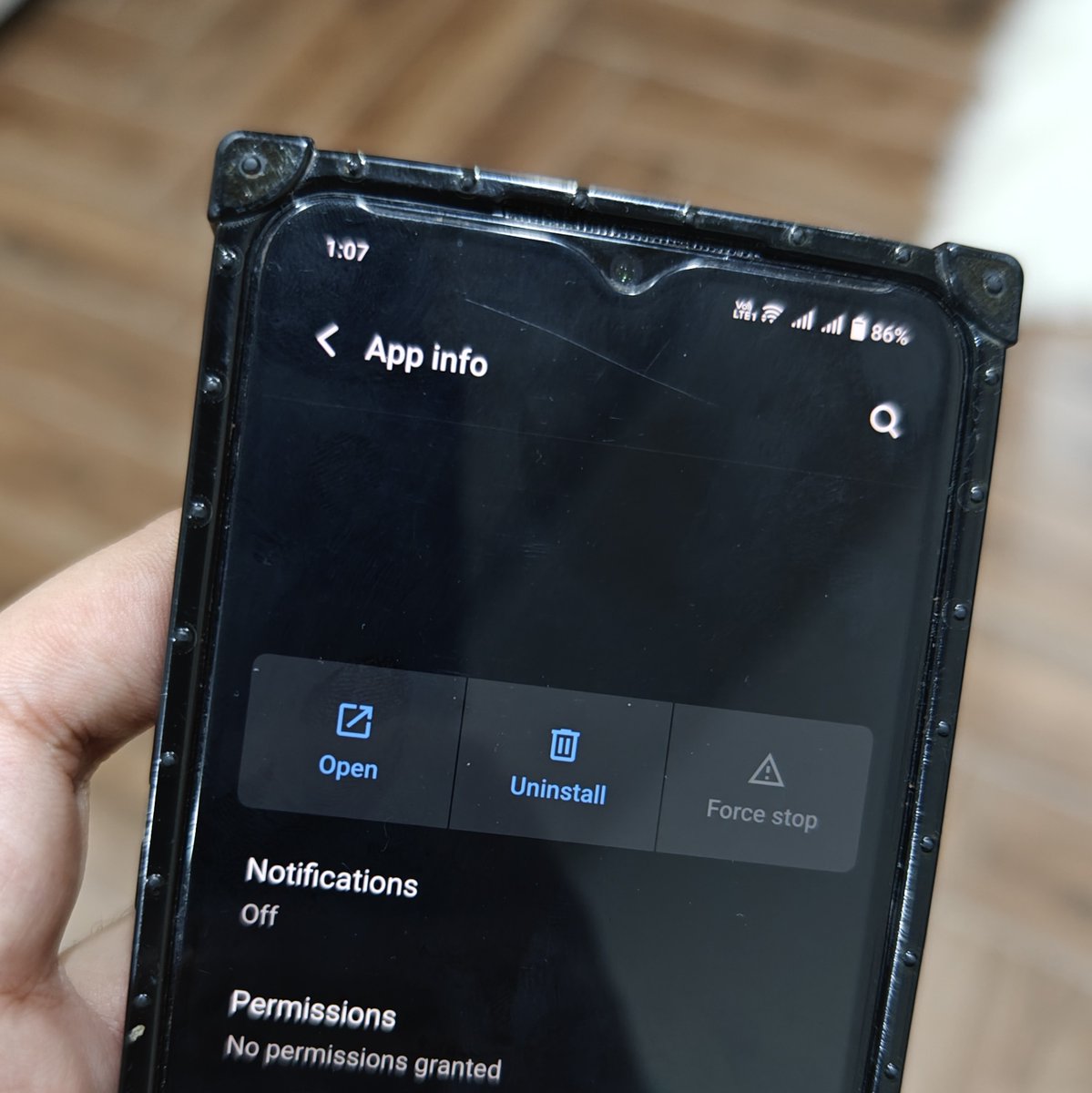 durreadan01's tweet image. Someone in my family came to me and said they're getting full-screen video ads on their phone every minute or so.
I checked and found this. An app with no name or icon sending ads in the background. 💀
And it's not the first case like this. I've fixed dozens at this point.…
