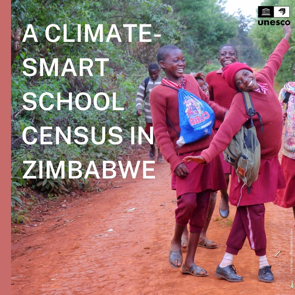 IIEP_UNESCO's tweet image. Zimbabwe🇿🇼 has updated its annual school census with questions related to #ClimateChange, thanks to support from IIEP-@UNESCO and funding from @GPforEducation. A key step toward planning for a more climate-resilient future!
🔎More: bit.ly/4lDkOuF
#ClimateAction
