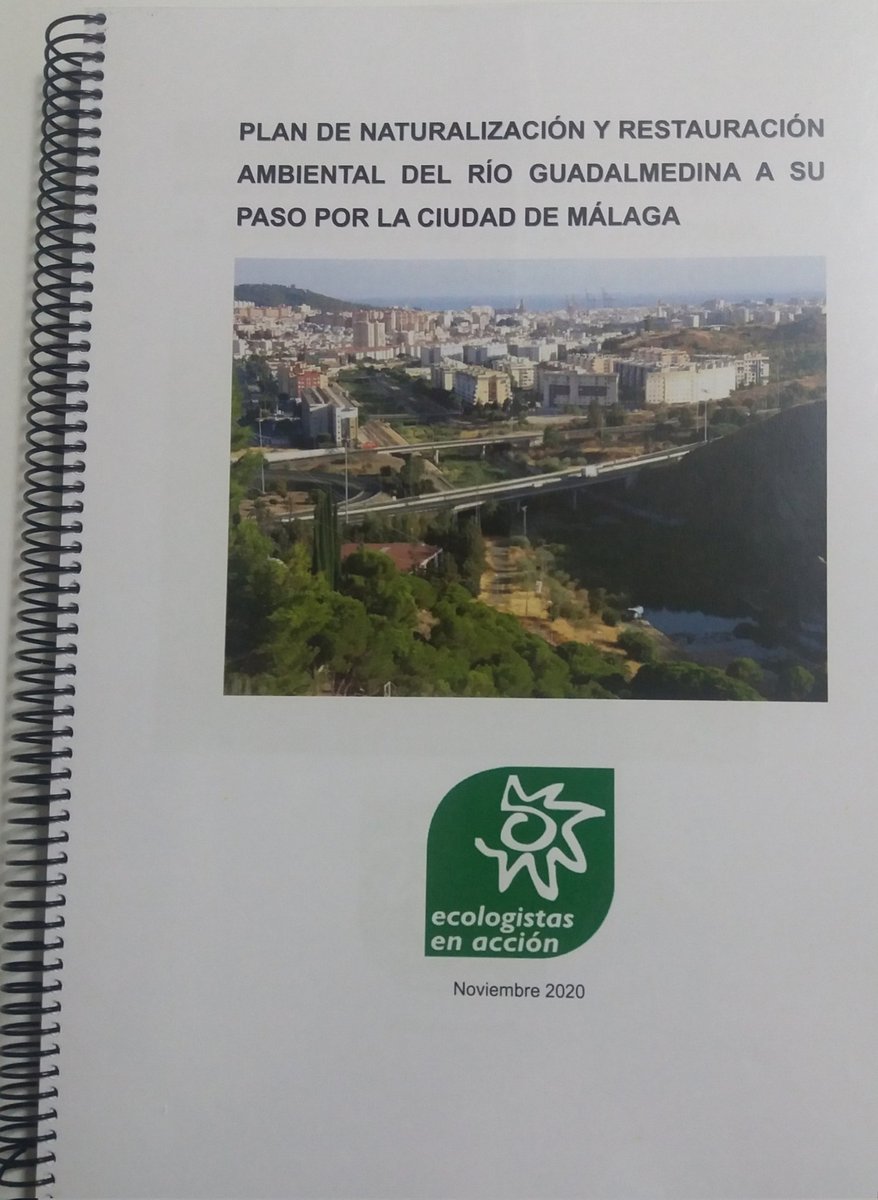 Lo que se pretende hacer en el tramo urbano del río Guadalmedina, en Málaga, es una aberración ambiental y un riesgo para las personas.  Ecologistas en Acción de Málaga elaboró un proyecto de renaturalización que debería llevarse a cabo en TODO el tramo urbano del río.