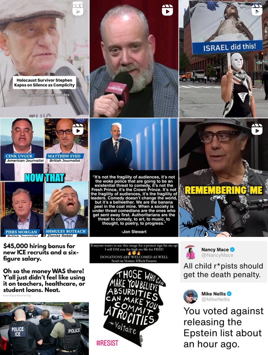 davenewworld_2's tweet image. Emmy winner Brad Garrett's IG feed is full of anti-Israel posts and Zionists are freaking out