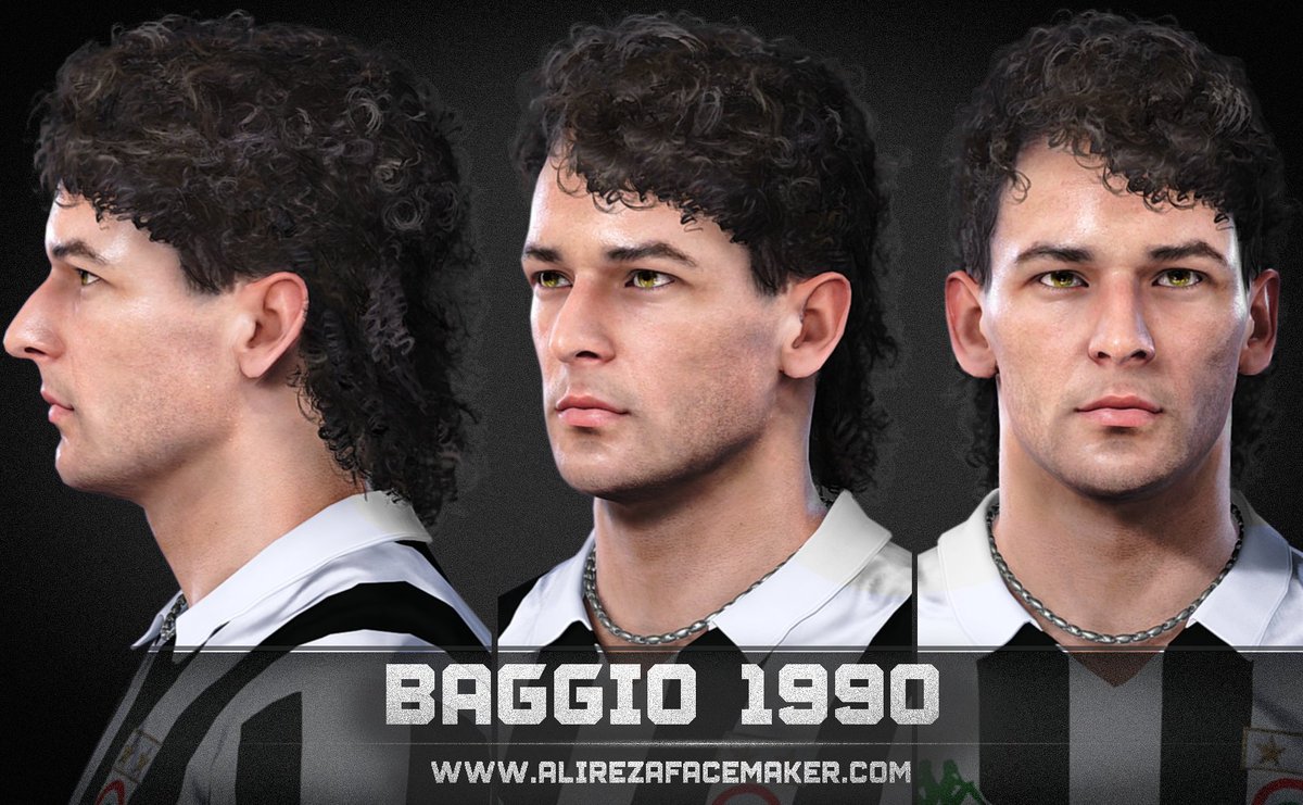 ✅Roberto #Baggio
🇮🇹#juventus 1990
👉Pes2020👉pes2021👉Pes2019
✔️alirezafacemaker.com/classic-teams/…