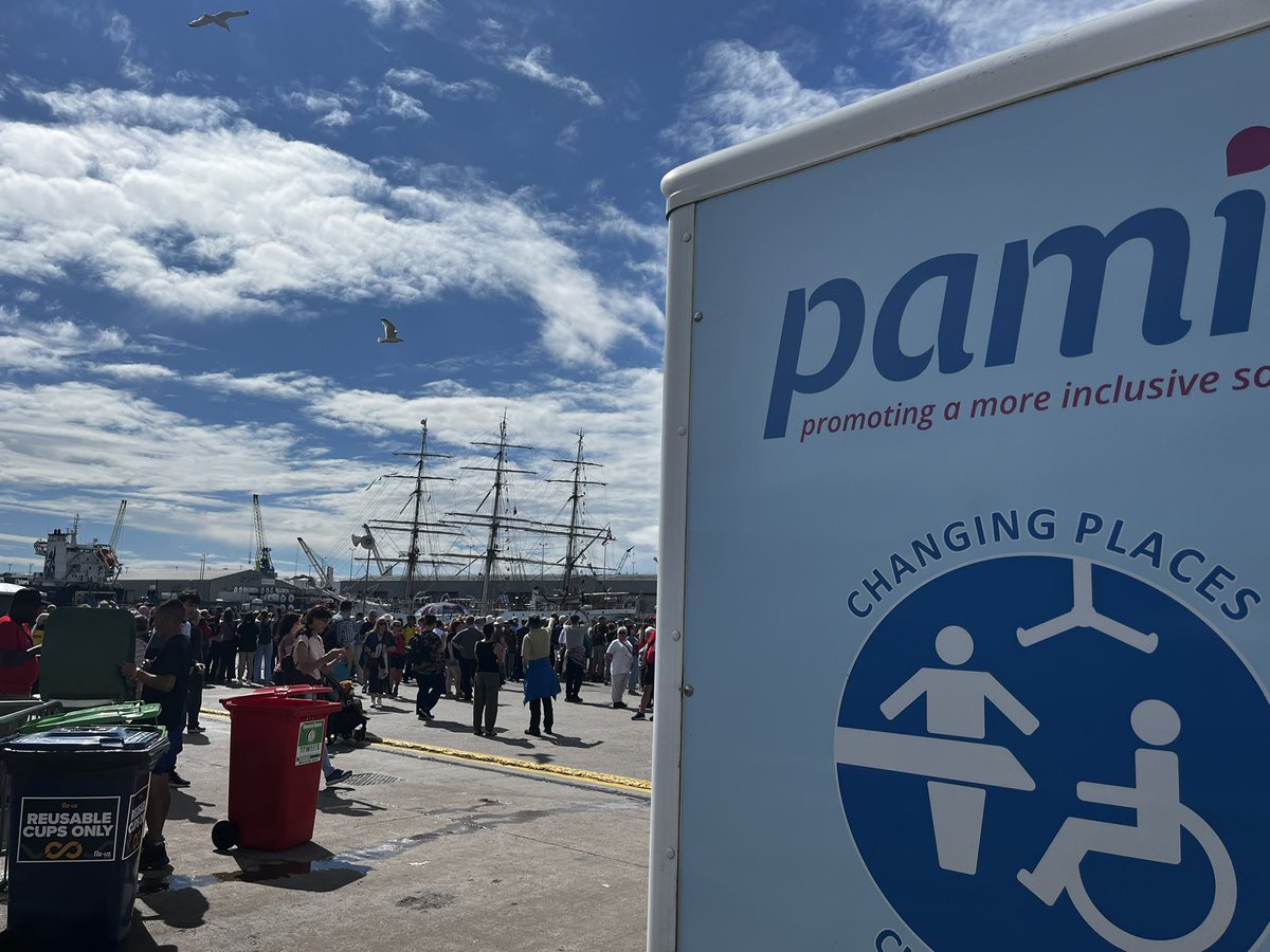 jennympamis's tweet image. The last day @tallshipsabdn Great send off for the @TallShipsRaces Been a fabulous few days of #incLOOsion @PAMIS_Scotland delighted to have been a part with our @pamiloocp Thanks @WeTooAberdeen @AberdeenCC 💖
