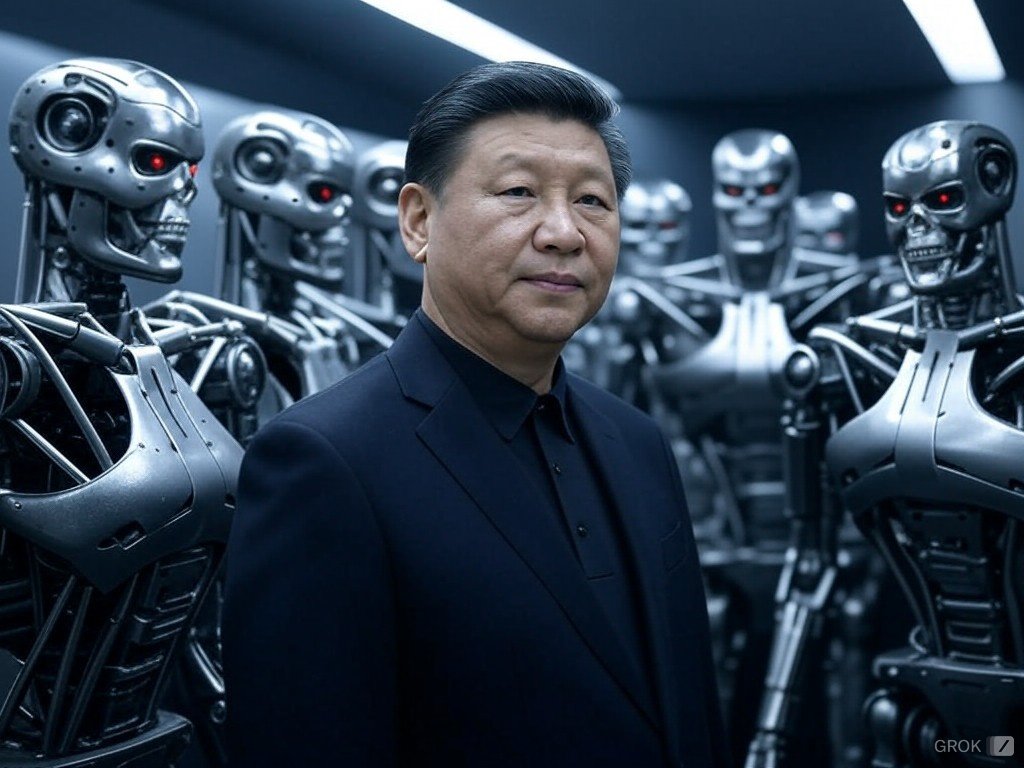 XoiXiJinping's tweet image. El T-800 es la solución al problema demográfico de China