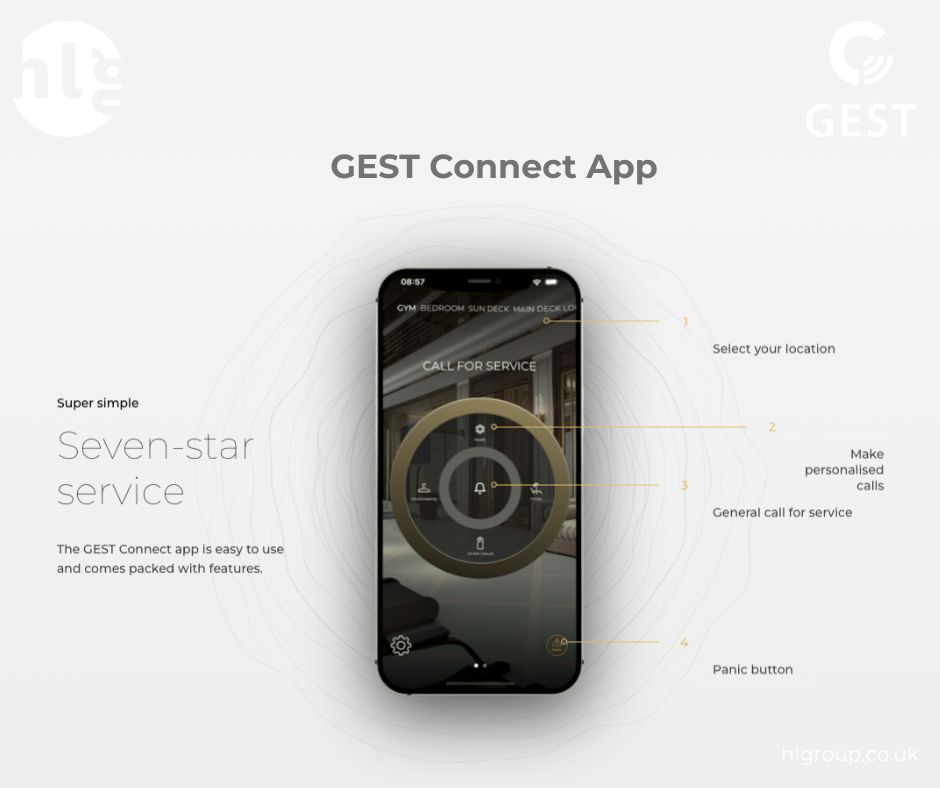 HL Group (@hlgroup_uk) on Twitter photo Unlock 7-star service with the GEST Connect App from <a href="/YachtCloud/">YachtCloud</a>!
Your virtual button for intuitive control, personalized preferences & instant communication. Elevate interactions, ensure privacy, & streamline operations for luxury properties & yachts.
Contact us for details! Unlock 7-star service with the GEST Connect App from <a href="/YachtCloud/">YachtCloud</a>!
Your virtual button for intuitive control, personalized preferences & instant communication. Elevate interactions, ensure privacy, & streamline operations for luxury properties & yachts.
Contact us for details!