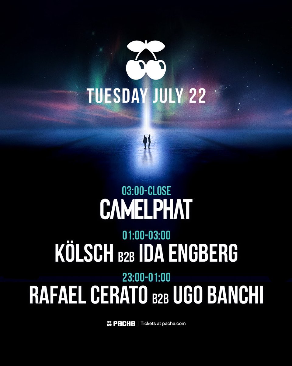 CamelPhat's tweet image. Pacha Tuesdays Ibiza - Week 10 🍒