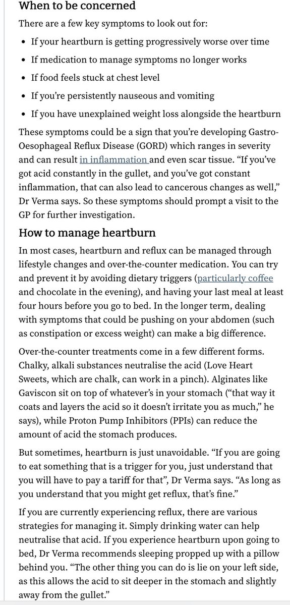 UKGastroDr's tweet image. I was interviewed by the i paper about reflux, how to manage, and when to be concerned.