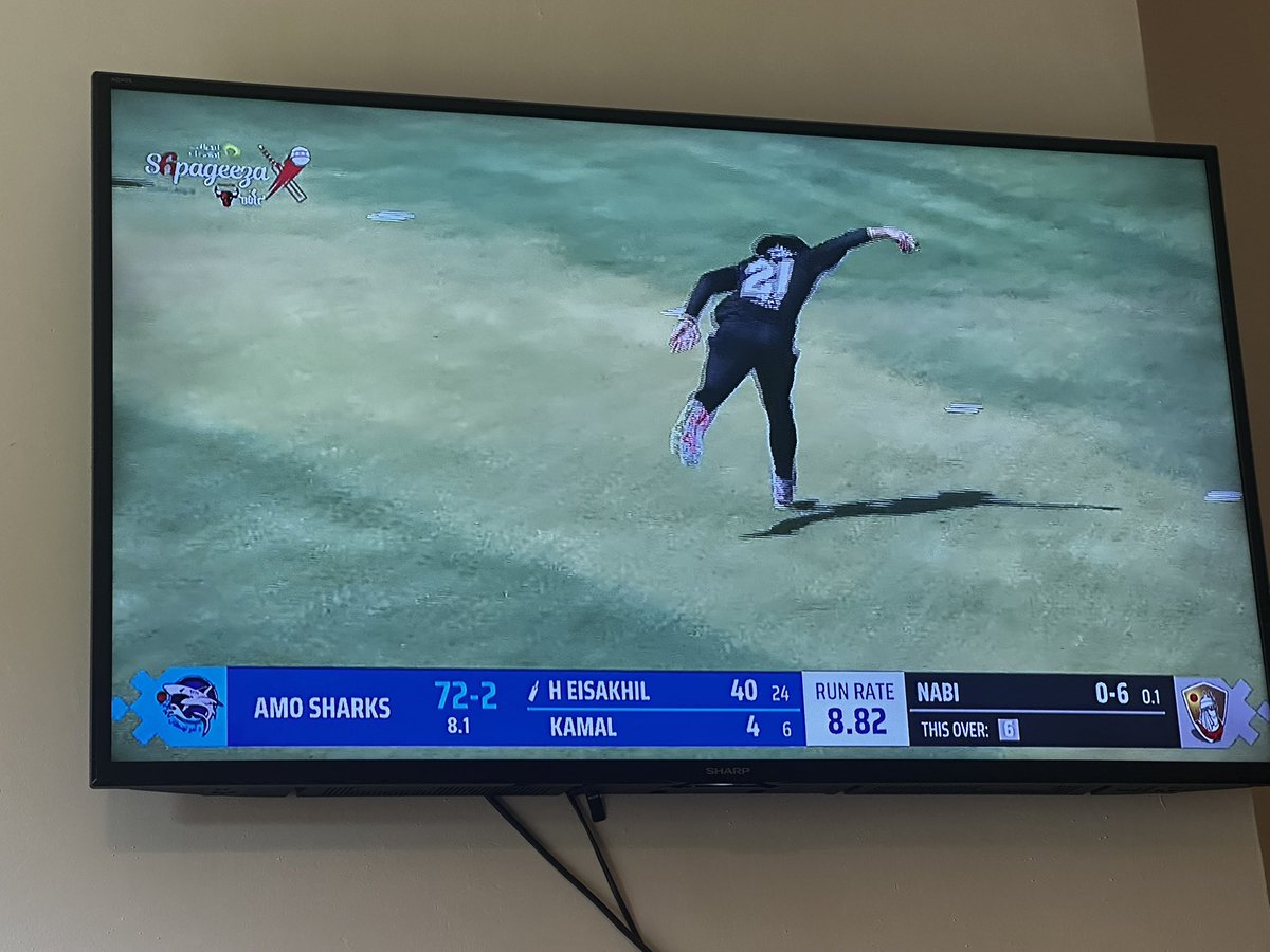 SamiYousafzaii's tweet photo. This is wonderful — the President of Afghan Cricket, Muhammad Nabi, bowling to his son Hasan in Afghan cricket league  . A perfect example of how staying healthy keeps you young by all mean ! 

@MohammadNabi007 https://t.co/7LkWXFXYMG