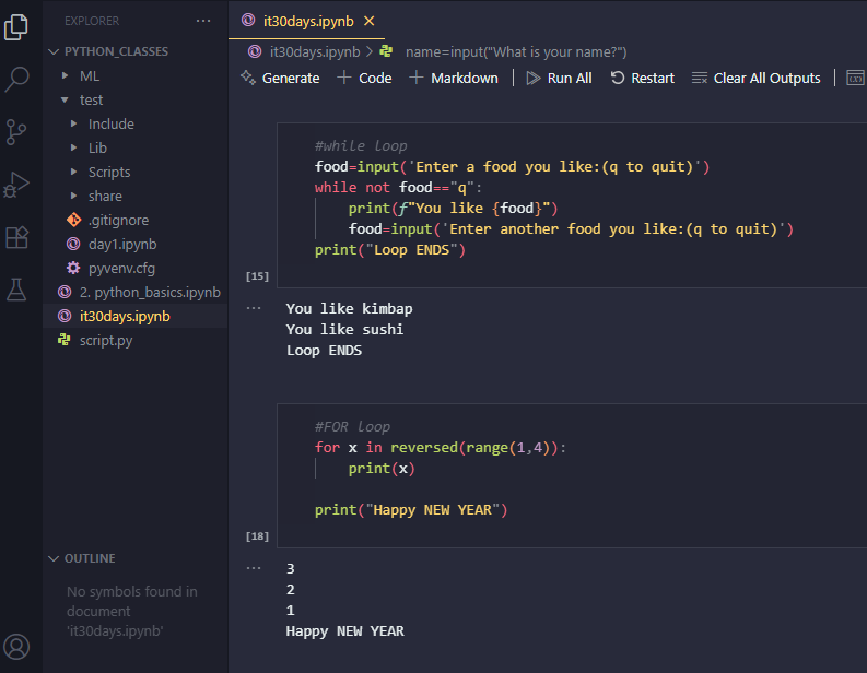 aayuc429143's tweet photo. Day6/30:Today I learnt about different types on loops in python.
#pitc30days #primeitclub #pitc_python #learningwithpitc https://t.co/xt5IbYBaIp