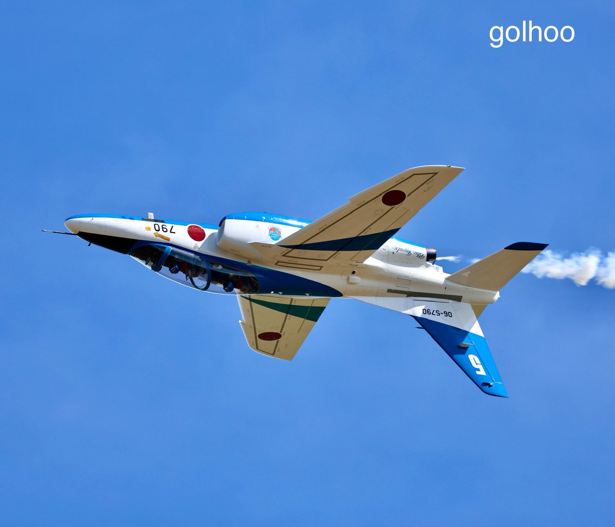 golhoo2's tweet image. ブルーインパルス✈️2025.7.18
1st   青空ブルー✈️🟦
＃ブルーインパルス　#松島基地
