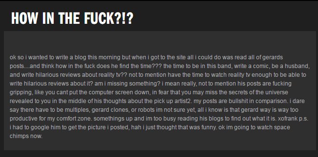 frerardsarchive's tweet image. hi!! my name is Frank, and i have a blog just to talk about my best friend gee ( sometimes I can't believe this is real)