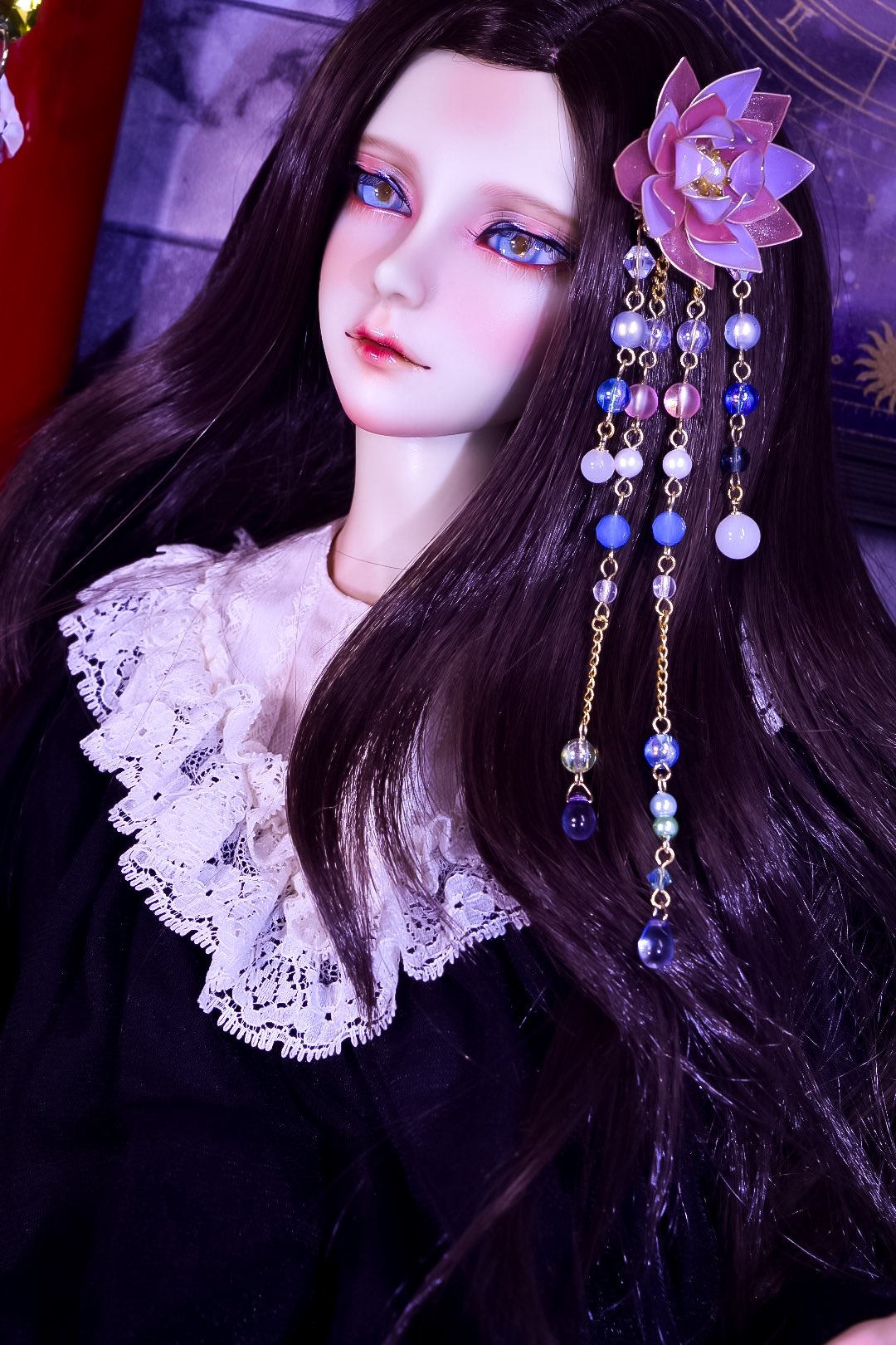 ち*ろ様 ピンクのクリスタルヘアクリップ Crystal hair crip クリスタルヘアクリップ – Numero CLOSET