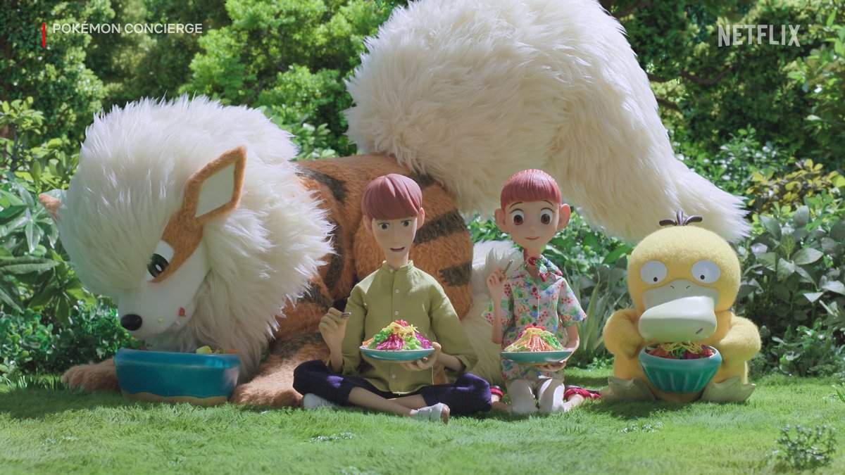 NetflixAnime's tweet image. Here's a sneak peek of Pokémon Concierge: Season 1: Part 2 👀
Get ready for another relaxing experience at the Pokémon Resort with brand new episodes coming exclusively to Netflix, September 4th 🌴