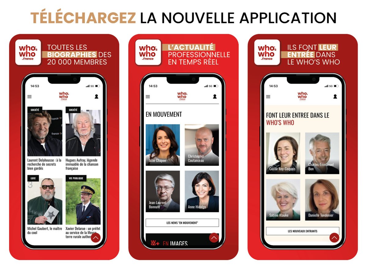 WhosWho_Fr's tweet image. Ne partez pas en vacances sans votre Who's Who !
Consultez les biographies de nos 20 000 membres, actualisez vos contacts, profitez des contenus exclusifs de WHO'S WHO LE MEDIA... où que vous soyez !
Rendez-vous dans notre eboutique sur whoswho.fr