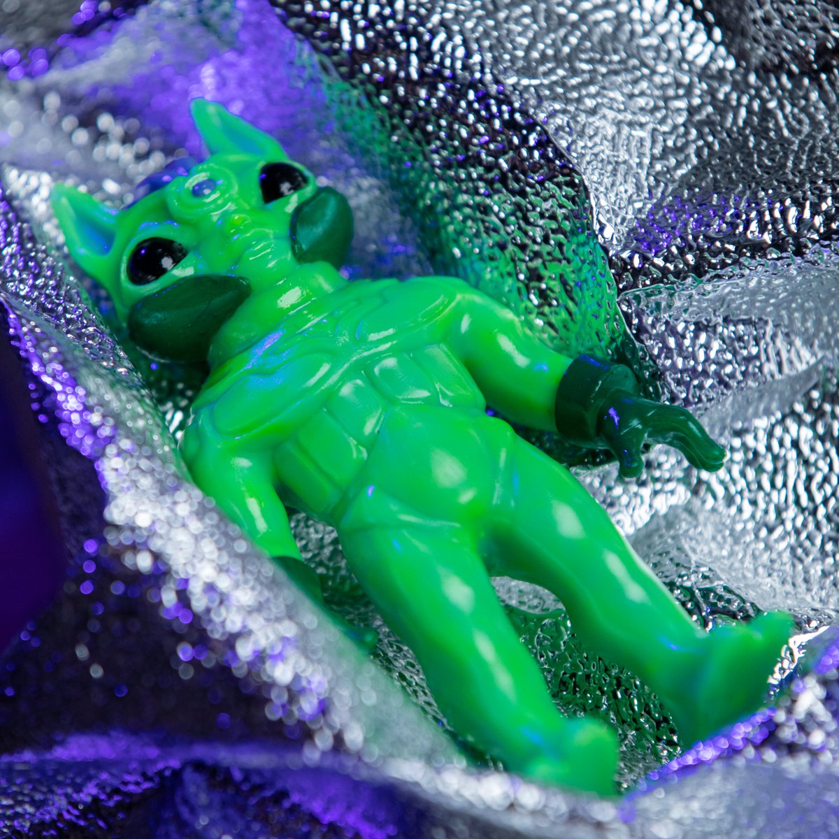 YigitYerka's tweet image. GM! 🐸with &quot;Ribbit&quot;  the designer toy