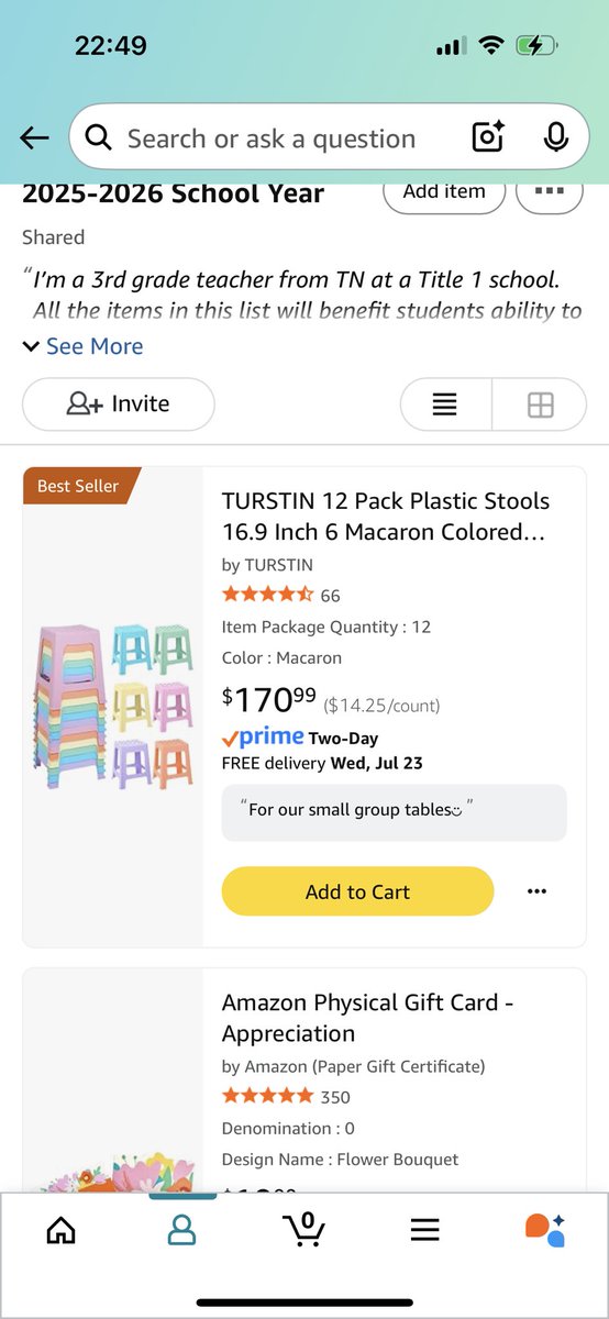 Starting to think I’ll never clear my list, but I’m trying to stay positive and be patient🫶🏼

amazon.com/hz/wishlist/ls…