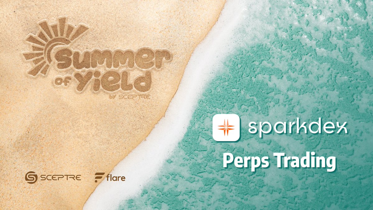 SceptreLS's tweet image. Summer vibes, future gains! @SparkDexAI brings you perps trading with up to 100x leverage on 10+ tokens - and the $sFLR pool leads the way with over $740,000 in liquidity!
New to perps on SparkDEX? We’ve got you: sceptre.fi/post/how-to-us…
DYOR - this is not financial advice!