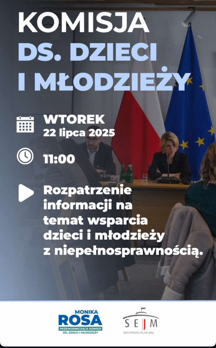 Monika Lewandowska (@monika24186103) on Twitter photo Oglądam właśnie komisję <a href="/moanrosa/">Monika Rosa</a> ds dzieci i młodzieży.Temat dzieci z niepełnosprawnościami.Wiele ważnych kwestii w tym brak działań po stronie wielu JST i brak zobowiązań JST do realizacji. Bardzo ważny głos <a href="/BarbaraOkula/">Barbara Okuła</a> jak egzekwować realizację w JST jak nie ma narzędzi? Oglądam właśnie komisję <a href="/moanrosa/">Monika Rosa</a> ds dzieci i młodzieży.Temat dzieci z niepełnosprawnościami.Wiele ważnych kwestii w tym brak działań po stronie wielu JST i brak zobowiązań JST do realizacji. Bardzo ważny głos <a href="/BarbaraOkula/">Barbara Okuła</a> jak egzekwować realizację w JST jak nie ma narzędzi?