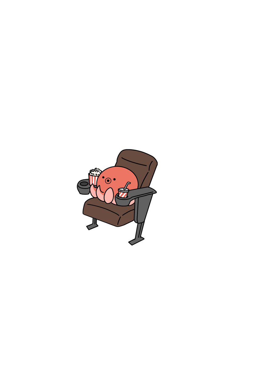 machiwo_wo's tweet image. 映画前にトイレも済ませた。完璧なタコ。

#イラスト好きさんと繋がりたい
#絵描きさんと繋がりたい #ゆるい絵
#ゆるいイラスト