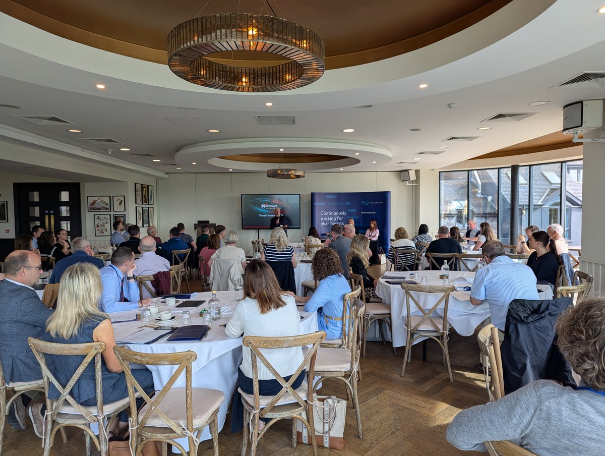And we're off!! There's a full house for 'Building a Profitable Future with <a href="/McLernonsMPS/">McLernons</a> at Glasson Lakehouse, Athlone