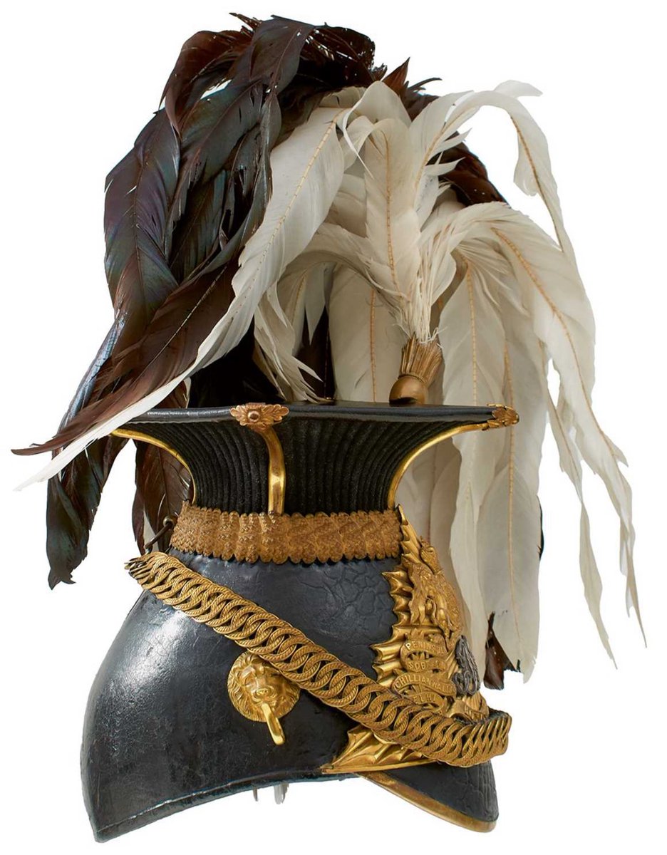 northumbriana's tweet image. The plumage on this would make it ideal for wearing to the match (9th Queen's Royal Lancers, officer’s czapka) 🏁
the-saleroom.com/en-gb/auction-…