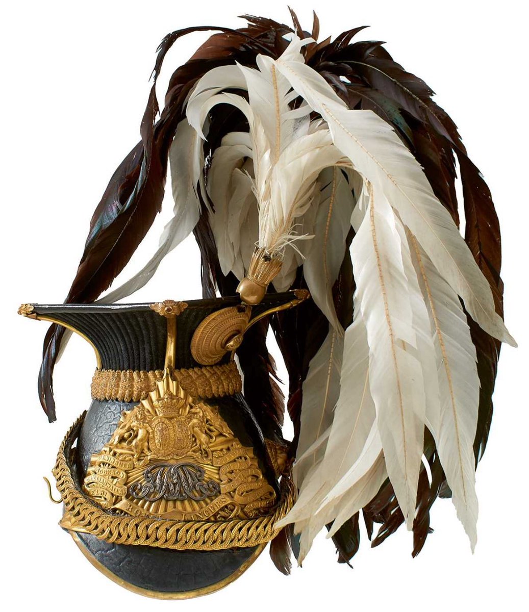 northumbriana's tweet image. The plumage on this would make it ideal for wearing to the match (9th Queen's Royal Lancers, officer’s czapka) 🏁
the-saleroom.com/en-gb/auction-…