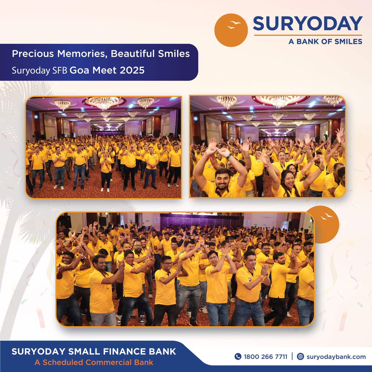 We recently concluded our annual offsite meeting in Goa. Here are some highlights from the event — from fun-filled team-building activities to proud moments where top performers were recognized by the leadership team. Our Smile Army captured the joy and laughter in every frame.