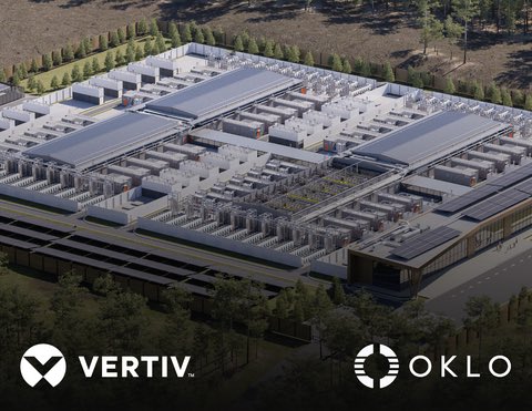 oklo's tweet image. Data centers don’t just need more power. They need energy designed to work with their infrastructure from the start.
Oklo and @Vertiv are building an integrated power and cooling solution—made possible by Oklo’s unique model of owning and operating our plants.
That business…