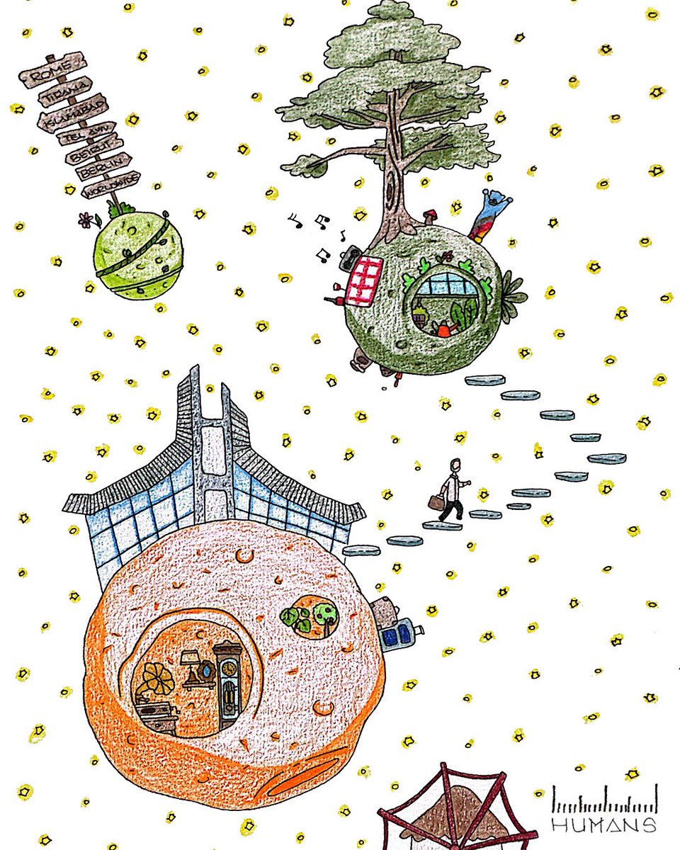 Five goodbyes to five good friends. 

Each illustration holds a different story and loving memories from their time in Kosovo.