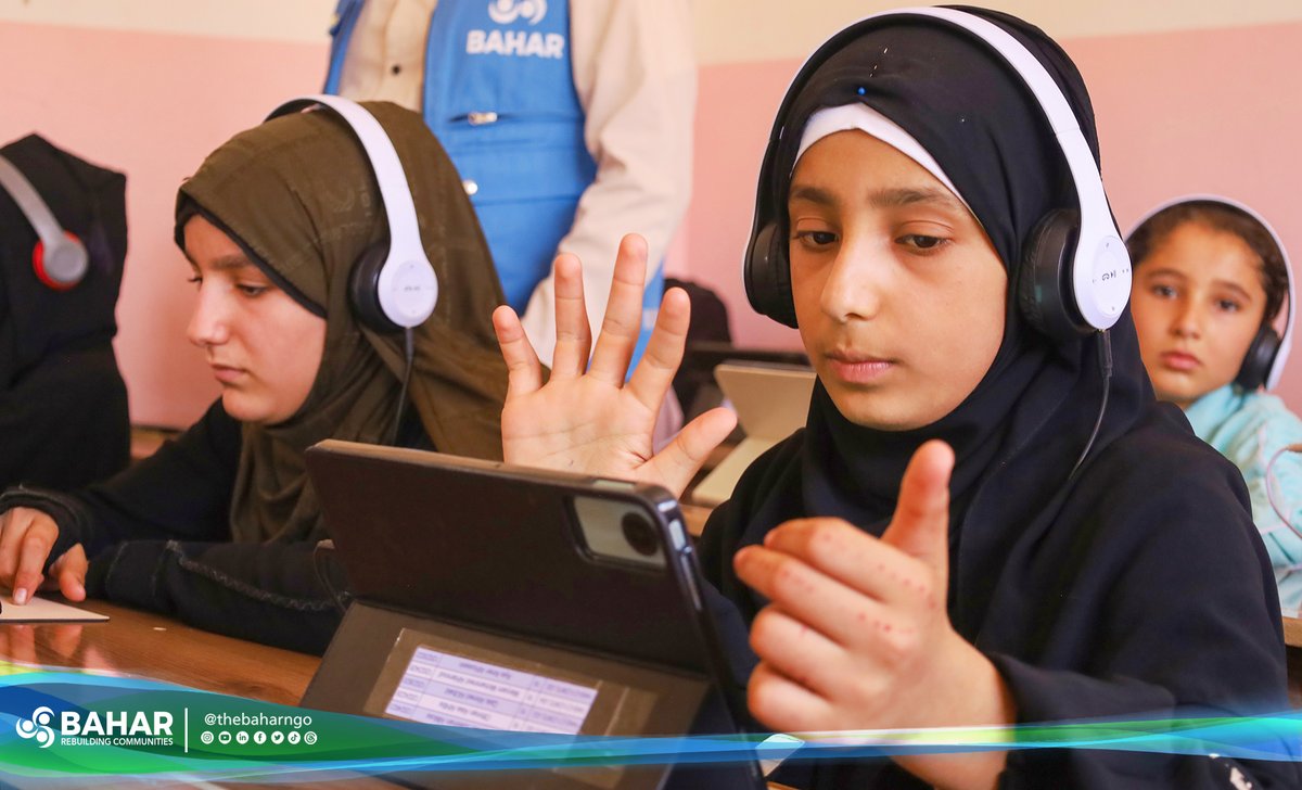 thebaharngo's tweet image. In rural Deir Ezzor, Bahar Organization launched the Non-Formal Education Project, combining #accelerated_learning with #technology, plus #psychosocial support, #child_protection, and rehabilitation of 4 schools in #AlShaafa.
#Bahar #Syria #EducationForAll #ChildSafety