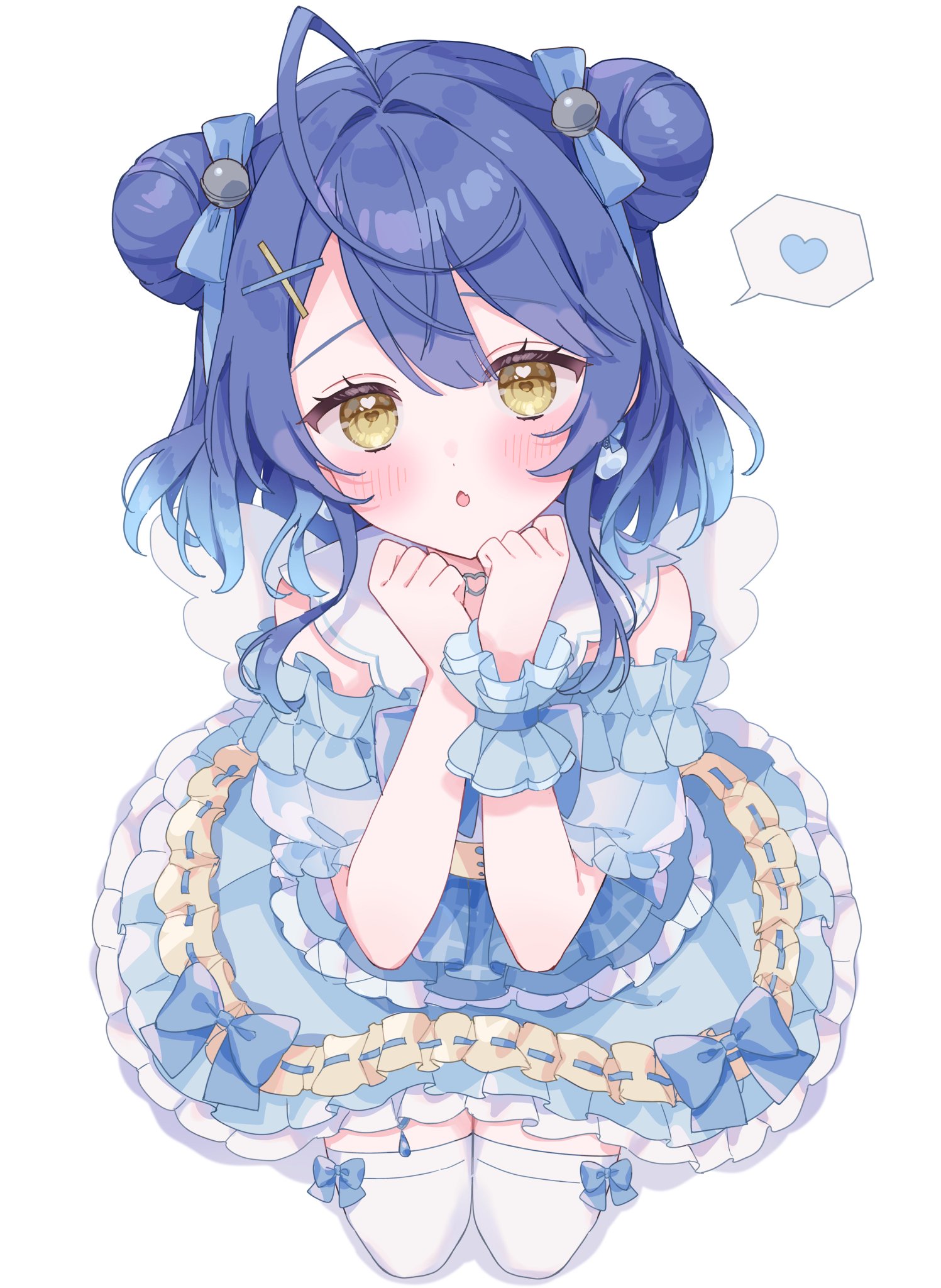 イラスト原画　優しく微笑む可愛い娘　 「スマイル」 むぎちょこ on X: 