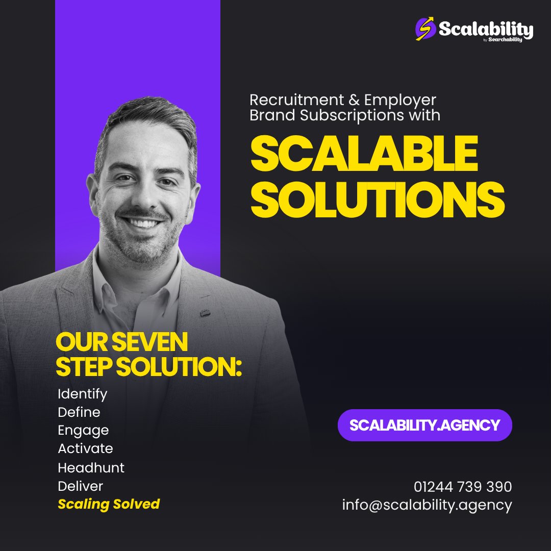 ScalabilityTech's tweet image. Every partnership at Scalability begins with an in-depth brand and talent market discovery project, allowing us to commit to scale-up deliverables that we know we can achieve. 📈
📩Reach out to our team today for a free quote: info@scalability.agency