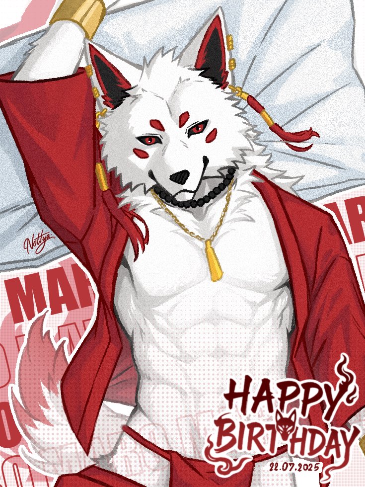 Fenrir291002's tweet image. Happy birthday “MAROsan”🥳
@furry7mikoto 

สุขสันต์วันเกิดนะครับ คุณมาโระ
ขอให้เป็นปีที่ดี ประสบความสำเร็จ และดูแลสุขภาพด้วยนะครับ ไว้มีโอกาสเจอกันอีกครั้ง🥰 

ผมยังคงติดตามคุณมาโระเสมอตลอด 3-4 ปีที่ผ่านมา 🥹