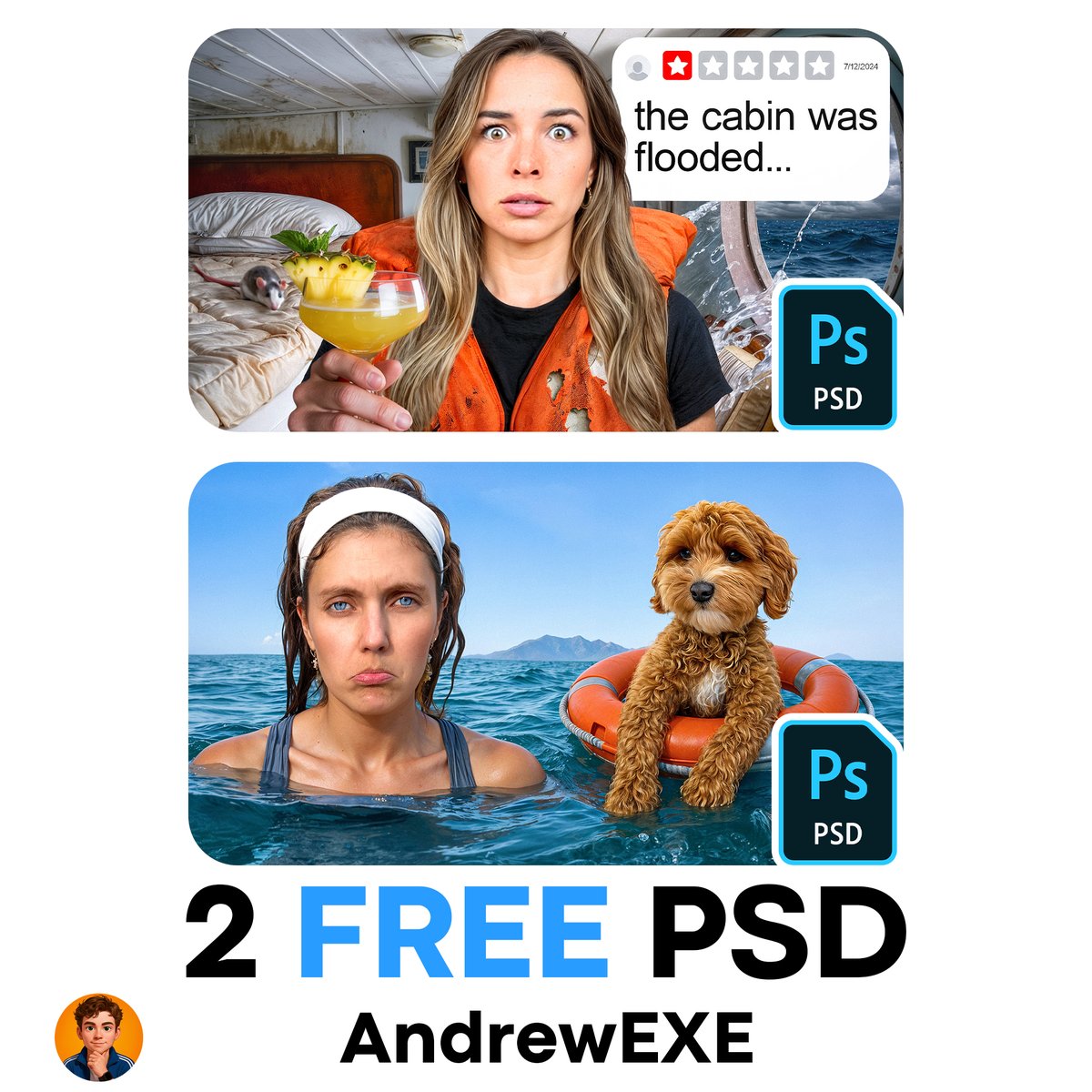 🔥2 Psd Thumbnails of my Works  

  - 📩 I'll send the link to everyone who likes❤️, retweets🔁

#psd #thumbnail