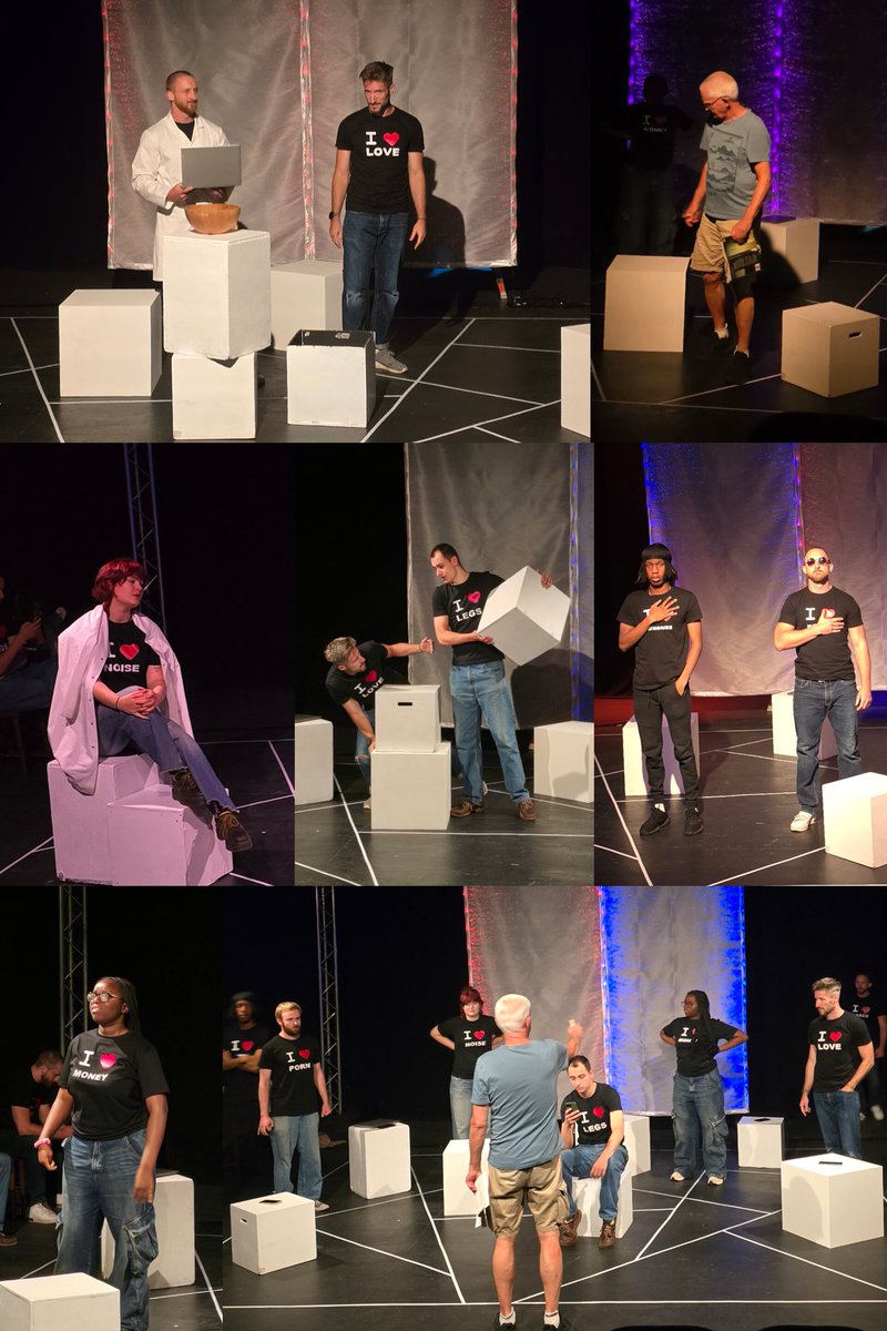 CourtyardHoxton's tweet image. Take a BTS look at @CompanyCourt's dynamic rehearsals for Caryl Churchill’s 'Love and Information', expertly directed by Paul Jaynes. Opening tonight at The Courtyard Theatre! 🎭 #CTTCLoveInfo
Shows:
Tue, Jul 22 to Sat, Jul 26, 2025 - 7:00 pm
Tickets:
seetickets.com/tour/love-and-…