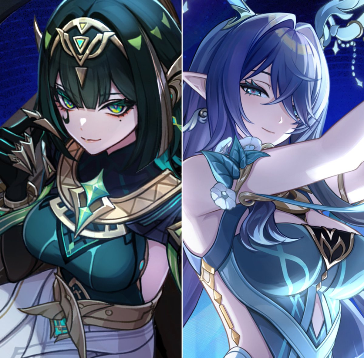 nodkraifae's tweet image. #原神　 ◡◡◡　hello again, #genshintwt!

⟣  　 this is an account dedicated to all the
#nodkrai girls in #genshinimpact.
⟣        not leak nor spoiler free! 

↻ + ♡ appreciated, gimmick/timelys&apos; get fb
#columbina #sandrone
#nicole #alice #nefer #aino 
#ineffa #jahoda #lauma